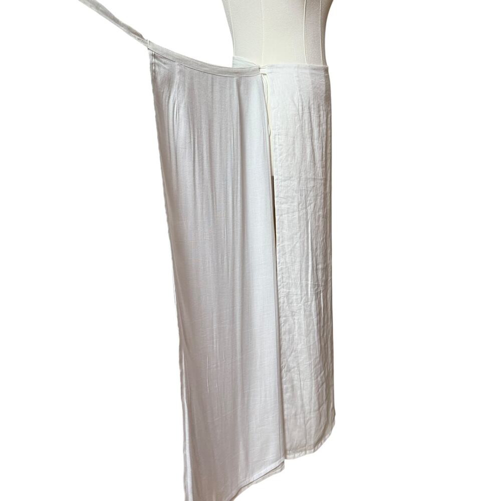 Faithfull The Brand Elodia Wrap Skirt 100% Linen 4 High Waist Side Tie-fastening - Picture 11 of 16